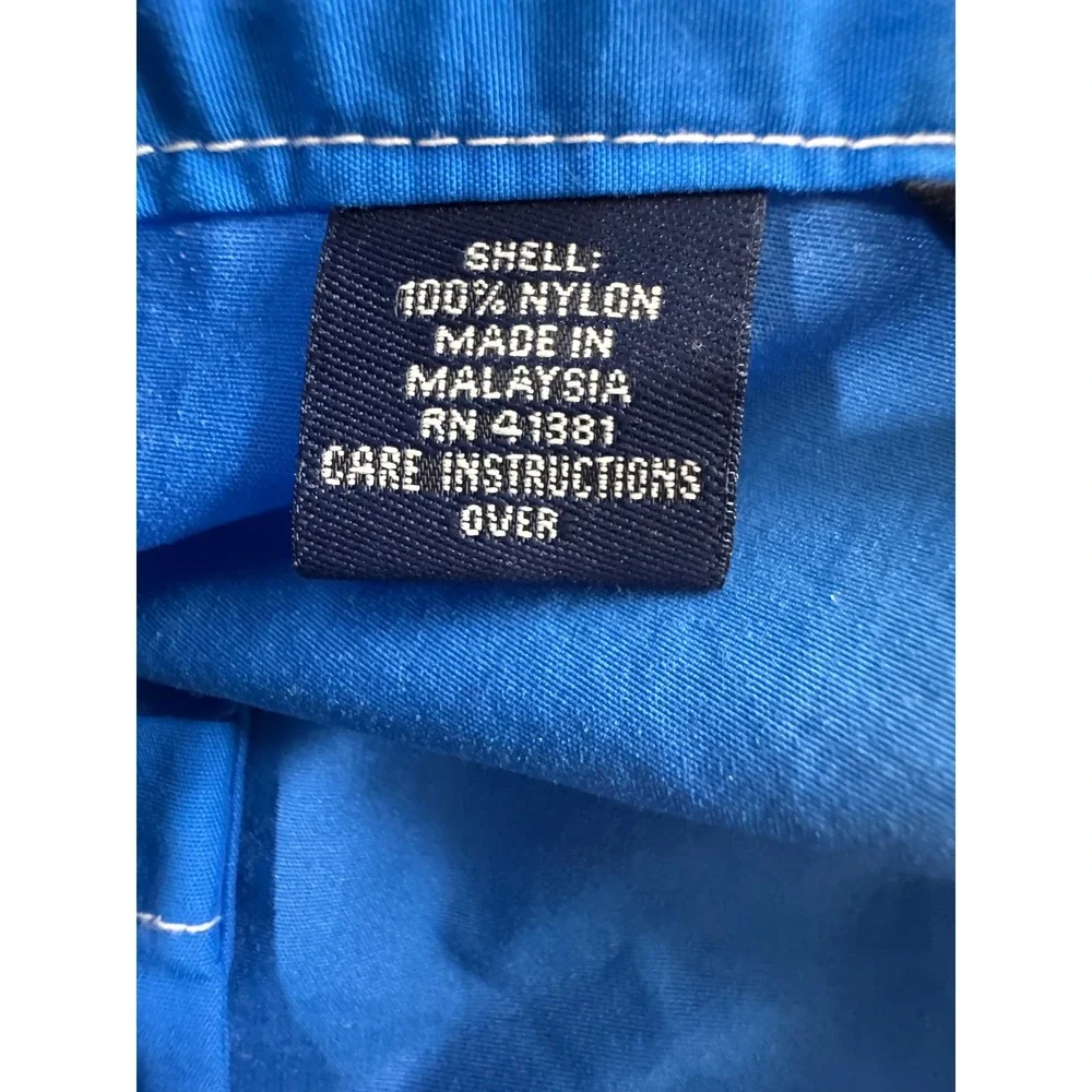 Polo Sport Swim Trunks Mens 34 Blue Colorblock Nylon Board Shorts EUC